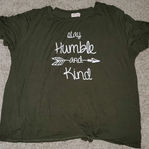 Auban Girl Stay Humble and Kind Blouse
